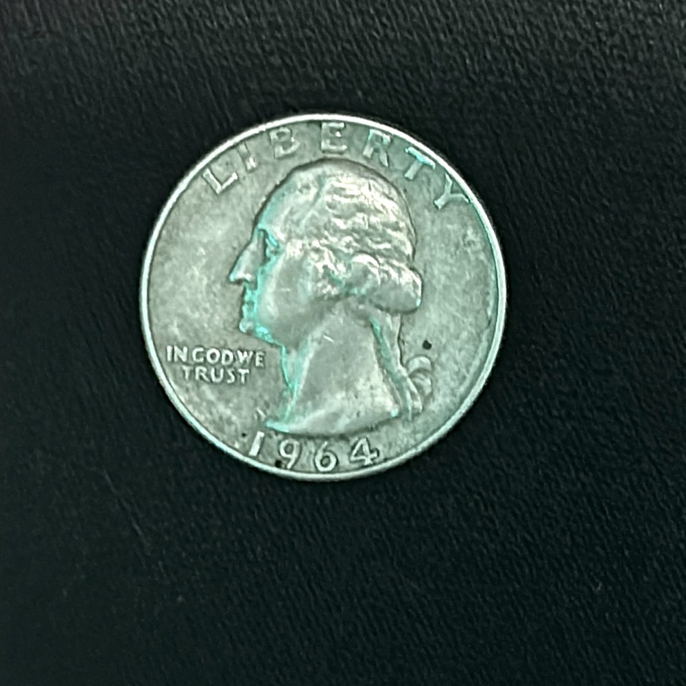 Graded Mint State MS64 1964 Silver
Quarter American Currency
